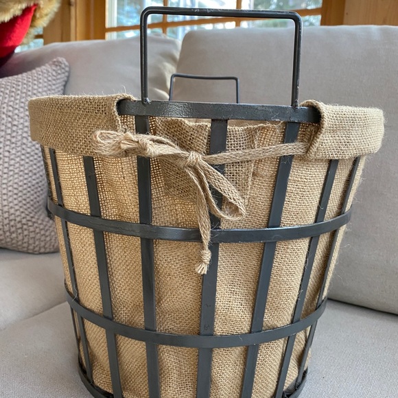 Pottery Barn Wire Bushel Basket - Picture 4 of 4